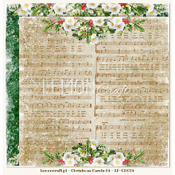Бумага "Christmas carols 06" (Lemon Craft)