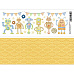 Лист с картинками 10х30 см "Роботы. Персонажи 3" (ScrapMania)