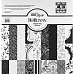 Набор бумаги 30х30 см с наклейками "Black tie affairs", 18 листов (BoBunny)