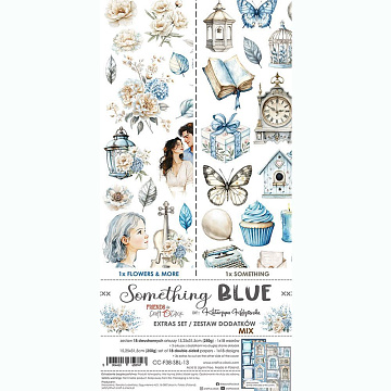 Набор бумаги 30х15 см "Something blue. Something", 18 листов (CraftO'clock)