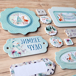 Набор цветного чипборда "Этника новогодняя" (ScrapMania)