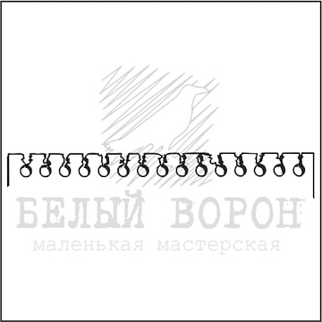Штамп "Оборванная страница" (Белый ворон)