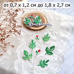 Нож "Соловьиные сказки. Листики волшебные", 1,8х2,7 см (ScrapMania)