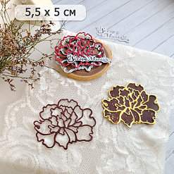 Нож "Пион 2", 5,5х5 см (ScrapMania)