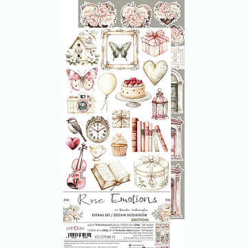 Набор бумаги 30х15 см "Rose emotions. Emotions", 18 листов (CraftO'clock)