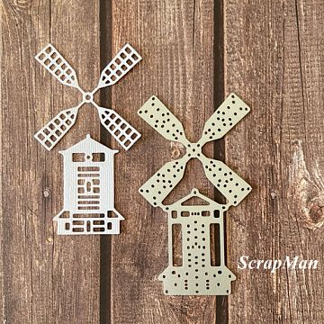Нож "Мельница", 6,5х5,5 см (Scrapman)