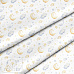 Отрез ткани 79х50 см "Луна в облаках" (Cotton)