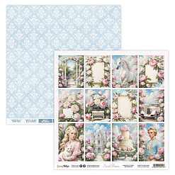 Набор бумаги 15х15 см "Sweet peonies", 24 листа (ScrapBoys)