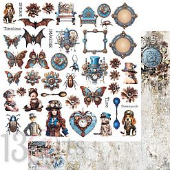 Набор 30х30 см "Vintage in blue", 9 листов (13Arts)