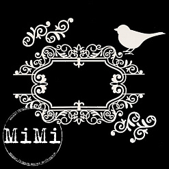 Набор украшений из чипборда "Ретро. Вензель" (MiMi Design)