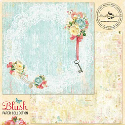 Бумага "Blush. Key to my heart" (Blue Fern)