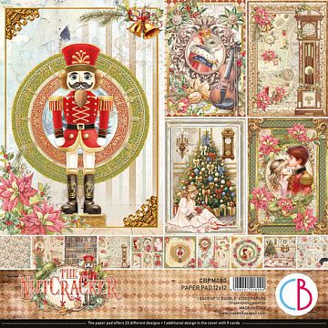 Набор бумаги 30х30 см "Nutcracker", 12 листов (Ciao bella)
