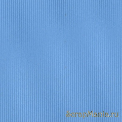 Кардсток Bazzill Basics 30,5х30,5 см однотонный с текстурой полосок, цвет детский голубой