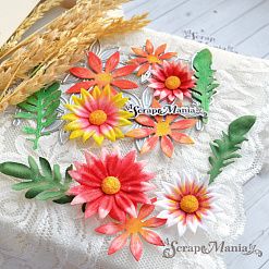 Нож "Ситцевое лето. Главный цветок", 3х6,7 см (ScrapMania)