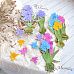 Нож "Первоцветы. Гиацинты раскрытые", 5,4х10 см (ScrapMania)