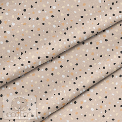 Отрез ткани 79х50 см "Бежевая крапинка" (Cotton)