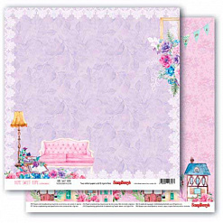 Набор бумаги 30х30 см "Home sweet home. Милый дом", 8 листов (ScrapBerry's)