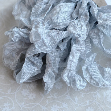Шебби лента "Серебристая", ширина 1,5 см, длина 5 м (Craft)