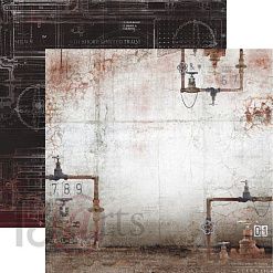 Набор 30х30 см "Industrial zone", 9 листов (13Arts)