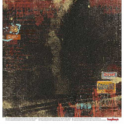 Бумага "Edge of town. Трасса" (ScrapBerry's)