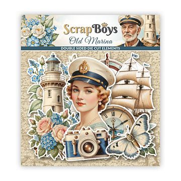 Набор вырубок "Old marina", 42 шт (ScrapBoys)