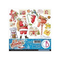 Набор бумаги 15х15 см "Dear Santa", 24 листа (Ciao bella)