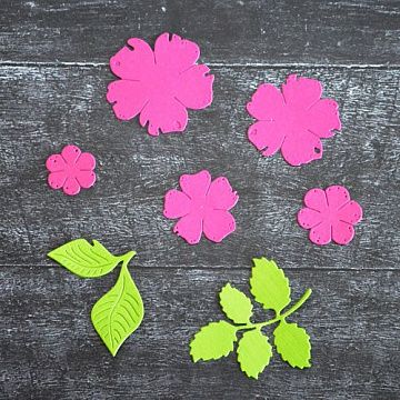 Набор вырубок "Роза малиновая" (ScrapMania)