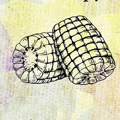 Штамп "Кукуруза 2", 3,5х2,5 см (Креатив)