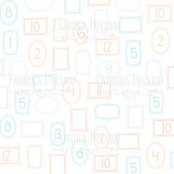 Набор бумаги 30х30 см "Baby&Mama", 10 листов (Фабрика Декору)