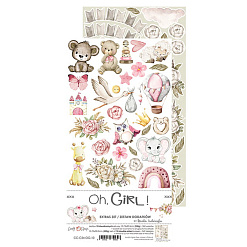 Набор бумаги 30х15 см "Oh, Girl!. Для вырезания", 18 листов (CraftO'clock)