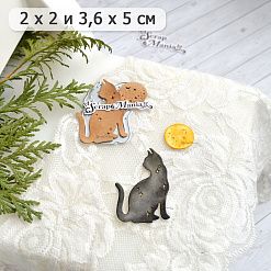 Нож "Звездная незнакомка. Лунный кот", 3,6х5 см (ScrapMania)