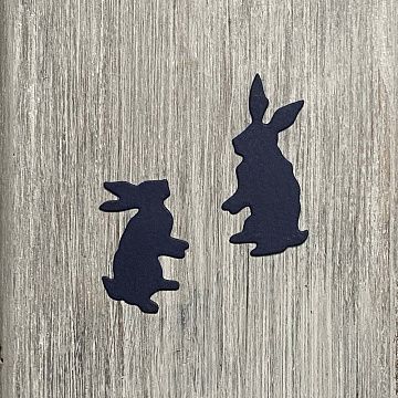 Нож "Зайцы", 2,3х4,5 см (ArtScrap)
