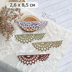 Нож "Кружевной узор. Бордюр", 2,6х8,5 см (ScrapMania)