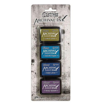 Набор штемпельных подушечек мини Archival Ink kit 2