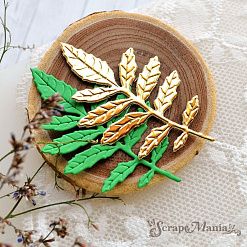 Нож "Лист бузины 2", 6,2х3,7 см (ScrapMania)