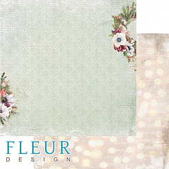 Бумага "Сладкие праздники. Новогодний венок" (Fleur-design)