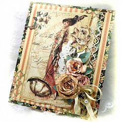 Набор бумаги 30х30 см "Ladies diary. Дневник леди", 24 листа (Graphic 45)