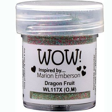 Пудра для эмбоссинга непрозрачная "Dragon Fruit. Драконий фрукт" (WOW)