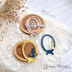 Нож "Рамочка. Канат", 3,3х5,3 см (ScrapMania)