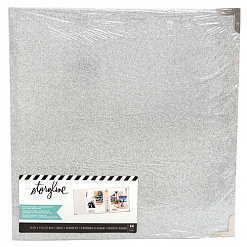 Альбом 30х30 см "Silver glitter" (Heidi Swap)