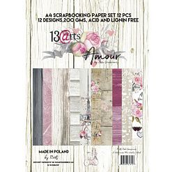 Набор А4 "Amour", 12 листов (13Arts)