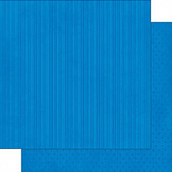 Бумага "Doubledot Stripe. Blueberry" (BoBunny)