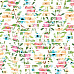 Бумага "Love is in the air. Flower strips" (MonaDesign)