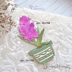 Нож "Первоцветы. Гиацинты раскрытые", 5,4х10 см (ScrapMania)