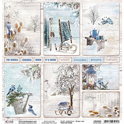 Бумага "Time for home. Winter Cards" (Ciao bella)