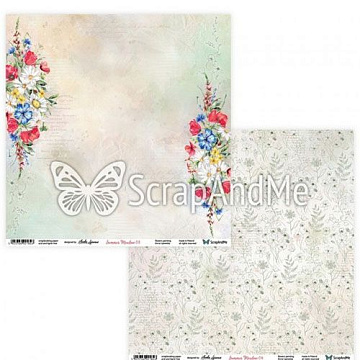 Бумага 30х30 "Summer meadow 03/04" (ScrapAndMe)