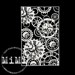 Украшение из чипборда "Фоны. Винтажные часы" (MiMi Design)