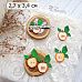 Нож "Урожай. Половина яблока", 2,7х3,4 см (ScrapMania)