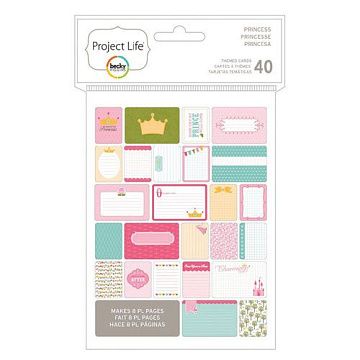 Набор карточек "Princess. Принцесса", 40 шт (American Crafts)