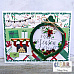 Набор бумаги 30х30 см с наклейками "A Cozy Christmas", 12 листов (Echo Park)